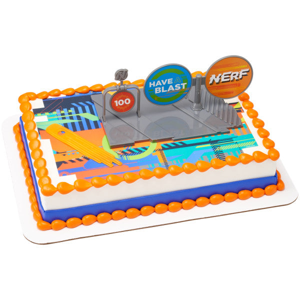 nerf sheet cake